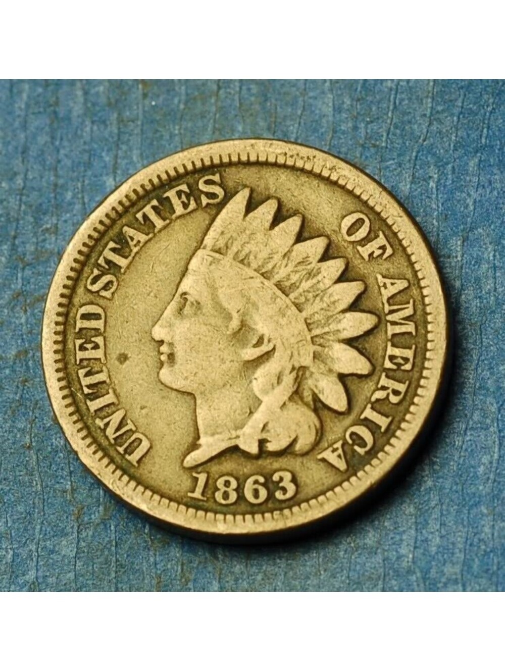 W187 1863 Indian Head Cent Penny 1c - Check Out Our Store CIVIL WAR ERA **WOW**